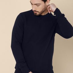 Free Authority Men Blue Solid Pullover Sweatshirt-image-30