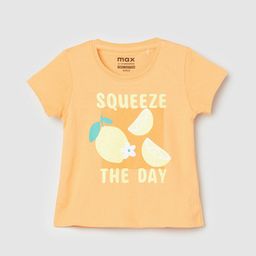 max Girls Graphic Printed Pure Cotton T-shirt-image-58