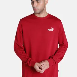Puma Men Regular Fit Essentials Logo Cotton Sweatshirt-picture-13