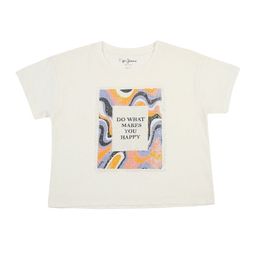 Pepe Jeans Girls White Printed Rachel Embellished T-shirt-image-54