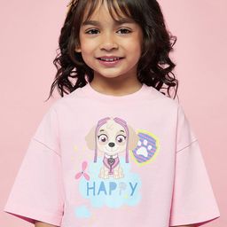 SPUNKIES Girls Humour & Comic Printed Drop-Shoulder Sleeves Cotton Crop T-shirt-image-55
