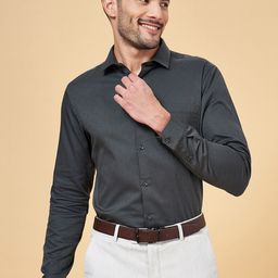 Peregrine by Pantaloons Slim Fit Self Design Cotton Formal Shirt-image-27