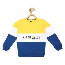 Allen Solly Junior Boys Colourblocked Long Sleeves  Sweatshirt-picture-47