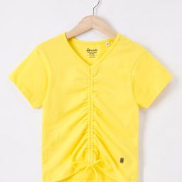 edheads Girls V-Neck Cotton T-shirt-56