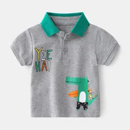 StyleCast Boys Polo Collar Pure Cotton Tshirt-image-101