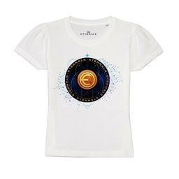 Marvel by Wear Your Mind Girls White Printed Pure Cotton T-shirt-picture-36