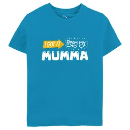 Zeezeezoo Kids I Got It From My Mumma Printed Pure Cotton T-shirt-13