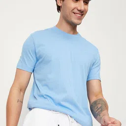 max Round Neck Short Sleeves Cotton Lounge Tshirts-image-41