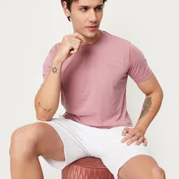 max Round Neck Short Sleeves Cotton Lounge Tshirts-image-86