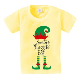 Babywish Kids Christmas Printed Short Sleeves Relaxed Fit Cotton T-shirt-image-46