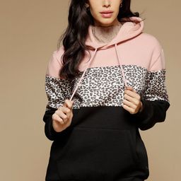 Gipsy Women Black Printed Hooded Sweatshirt-picture-13