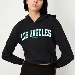 max Printed Hooded Pure Cotton Pullover Sweatshirt-image-31