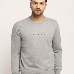 Obaan Men Grey Sweatshirt-image-51