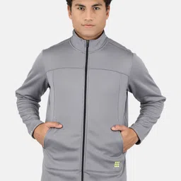 rock it Men Grey Solid Sweatshirt-picture-35