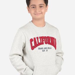 Bodycare Kids Boys Typography Printed Pullover Fleece Sweatshirt-picture-45