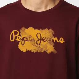 Pepe Jeans Men Red Printed Sweatshirt image 2