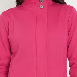 BRINNS Mock Collar Fleece Front-Open Sweatshirt image 2