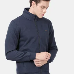 t-base Mock Collar Front-Open Sweatshirt image 5