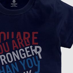 CODEZ Boys Pack OF 2 Typography Printed Cotton T-shirt image 2