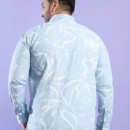 Instafab Plus Size Classic Regular Fit Abstract Printed Casual Shirt image 2