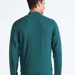 Flying Machine Mock Collar Pure Cotton Front-Open Sweatshirt image 3