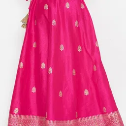 studio rasa Block Printed Flared Maxi Skirt image 4