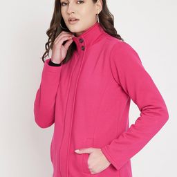 BRINNS Mock Collar Fleece Front-Open Sweatshirt image 4
