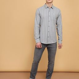 Wrangler Striped Pure Cotton Casual Shirt-image-61