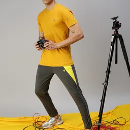 ONN Men Mustard Yellow T-shirt-image-53