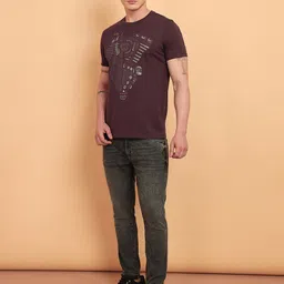 Wrangler Graphic Printed Cotton Casual T-Shirt-image-80