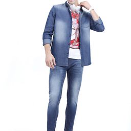 KETCH Men Slim Fit Faded Faded Casual Shirt-image-36
