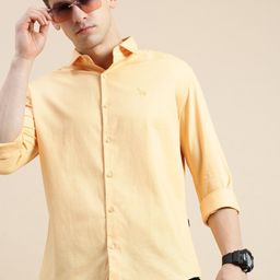 SHOWOFF Standard Slim Fit Opaque Cotton Casual Shirt-image-40
