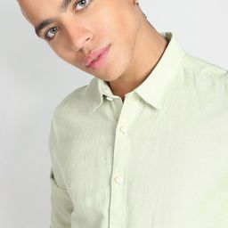 Flying Machine Regular Weave Slim Fit Casual Shirt-image-13
