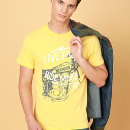 Wrangler Graphic Printed Cotton T-Shirt-image-49