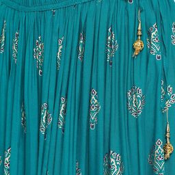 Clora Creation Printed Flared Maxi Skirt image 5