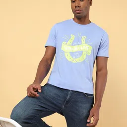 Wrangler Typography Printed Round Neck Cotton T-shirt-image-89