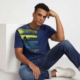 Lee Graphic Printed Round Neck Cotton T-shirt-picture-0
