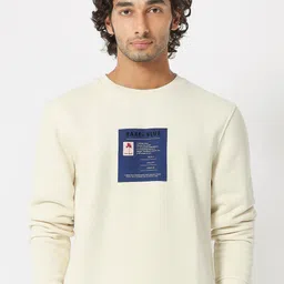 RARE RABBIT Men Rong Graphic Printed Sweatshirt-image-85