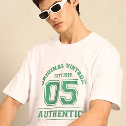 recast Bio Finish Typography Printed Pure Cotton Oversized T-Shirt-picture-47