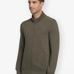 Wildcraft Mock Collar Front-Open Sweatshirt image 5