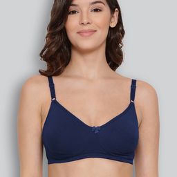 LYRA Premium Cotton Seamless Moulded Tshirt Bra with Adjustable Strap-picture-1