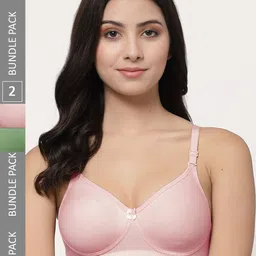 Docare Full Coverage Seamless Lightly Padded Cotton T-shirt Bra With All Day Confort-picture-10