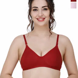 Docare Pack Of 2 Full Coverage Seamless Non Padded T Shirt Bra All Day Comfort-picture-21