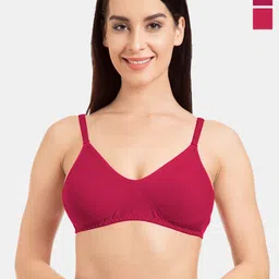 Tweens Pack Of 2 Full Coverage Non Padded Seamless Cotton T-shirt Bra With All Day Comfort-image-85