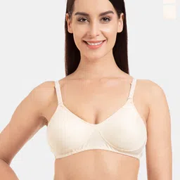 Tweens Pack Of 2 Full Coverage Non Padded Seamless Cotton T-shirt Bra With All Day Comfort-67