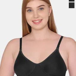 Tweens Pack Of 2 Full Coverage Non Padded Seamless Cotton T-shirt Bra With All Day Comfort-88