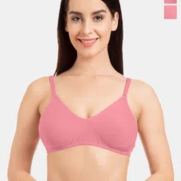 Tweens Pack Of 2 Full Coverage Non Padded Seamless Cotton T-shirt Bra With All Day Comfort-image-50