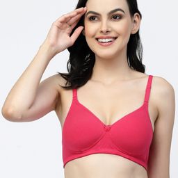 Floret Full Coverage Lightly Padded Non-Wired Super Support T-Shirt Bra-image-5