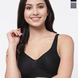 College Girl Pack Of 2 Lightly Padded Super Support Cotton Minimizer Bra-All Day Comfort-picture-11