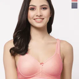 College Girl Pack of 2 Full Coverage Lightly Padded Minimizer Bra-All Day Comfort-15